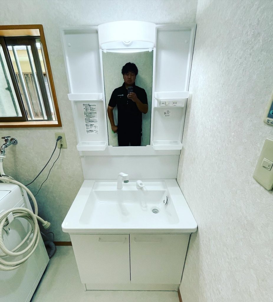 洗面脱衣場リフレッシュ工事♪